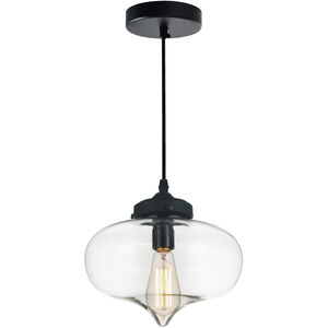 Glass 1 Light 11.00 inch Mini Pendant