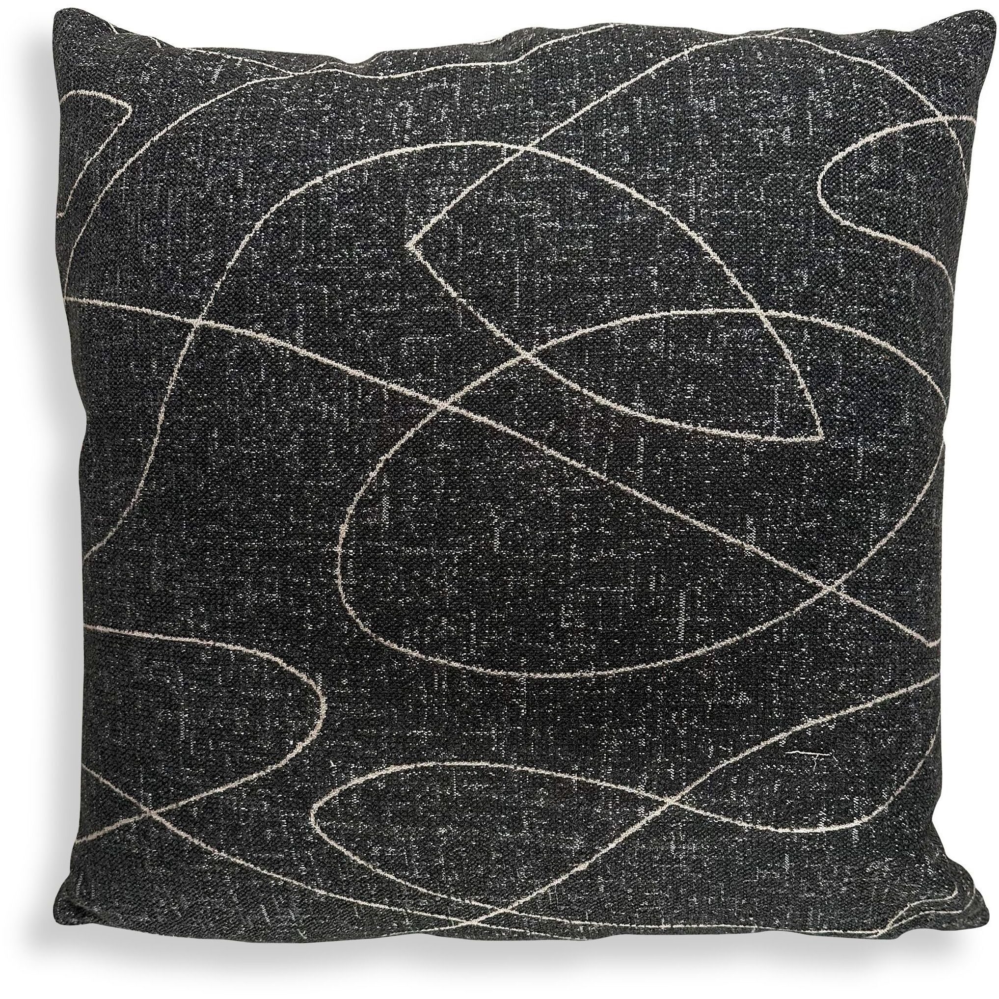 Loopy Loop 20 inch Onyx and Sand Outdoor Pillow