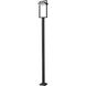 Luttrel LED 123 inch Black Outdoor Post Mounted Fixture