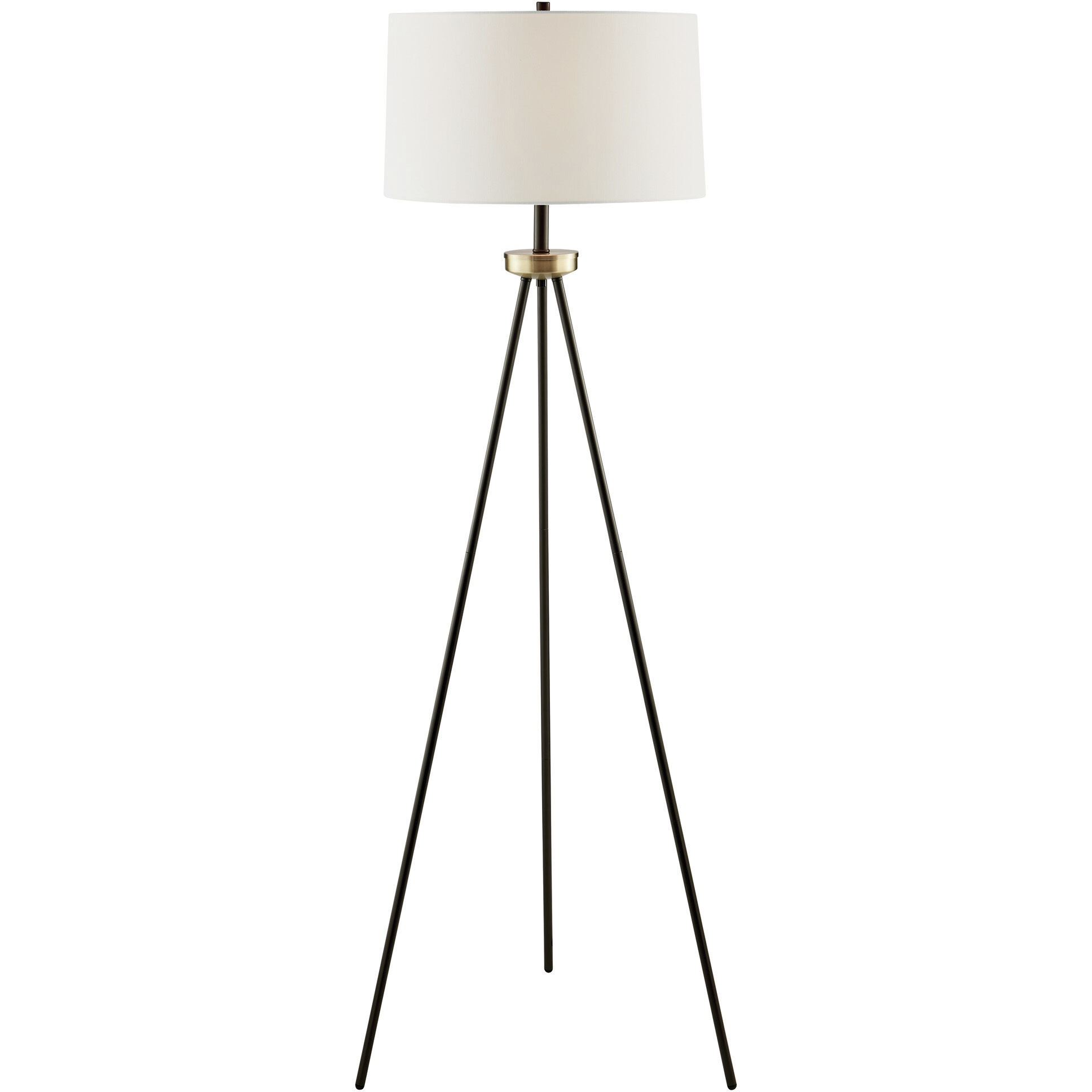 Tullio 61 inch 100.00 watt Black Floor Lamp Portable Light