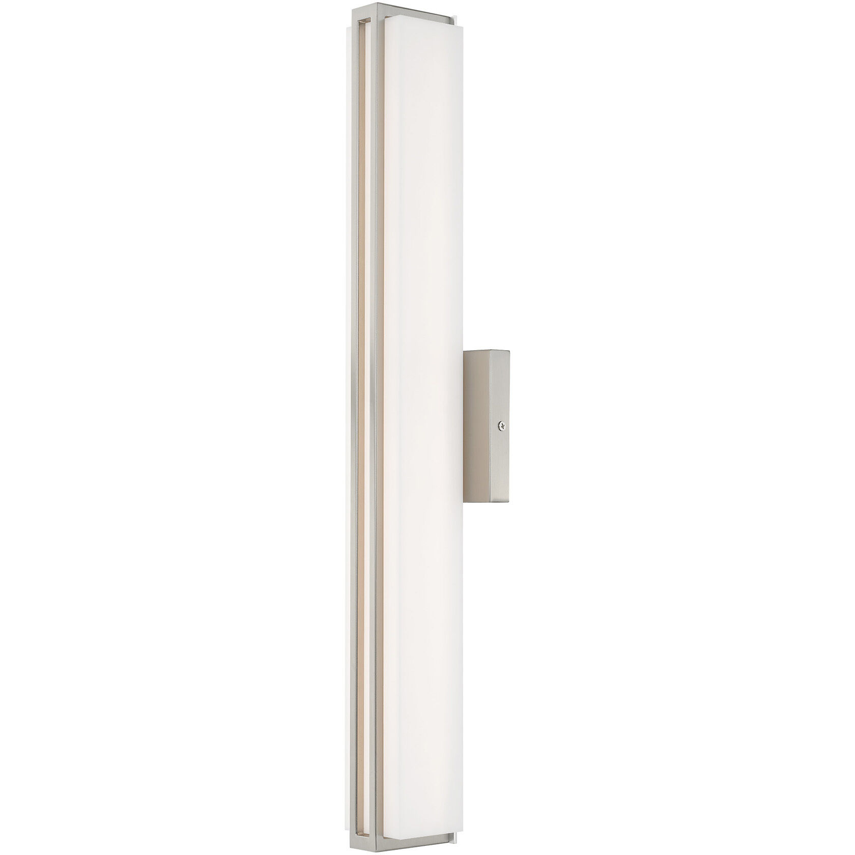 Fulton LED 4 inch Brushed Nickel ADA Bath Vanity Wall Light