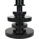 Corum 42 X 42 inch Hand Rubbed Black Dining Table, Round