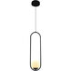 Capri 6 inch Black Pendant Ceiling Light