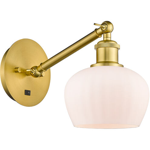 Ballston Fenton 1 Light 7 inch Satin Gold Sconce Wall Light