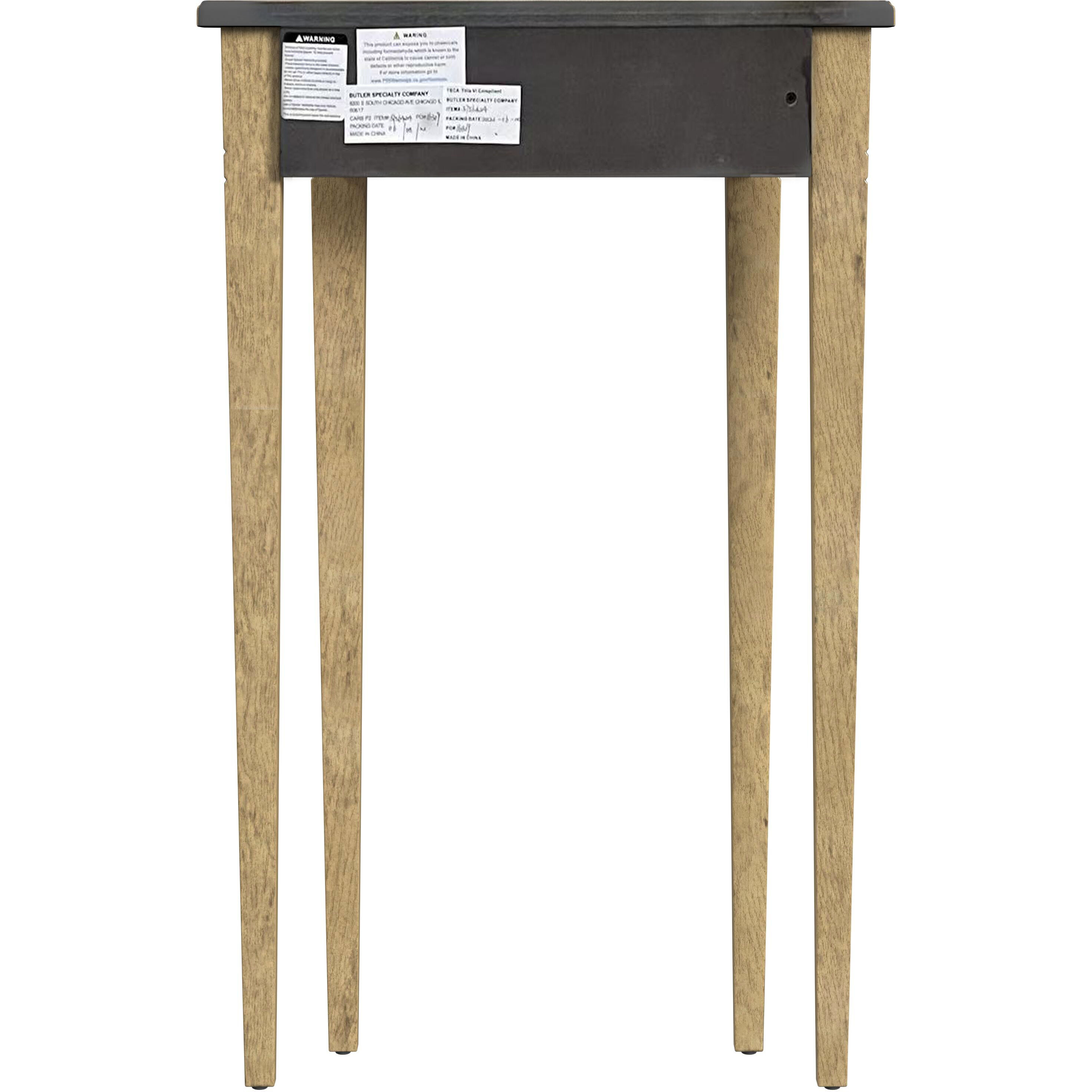 Chester Demilune Console Table in Beige