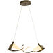 Zephyr LED 38.5 inch Dark Smoke Pendant Ceiling Light