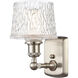 Ballston Niagra 1 Light 7 inch Brushed Satin Nickel Sconce Wall Light, Ballston
