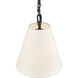 Rydell 1 Light 9 inch Matte Black Mini Pendant Ceiling Light