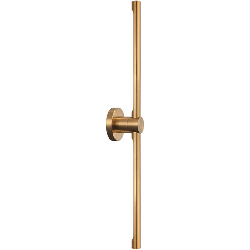 Novelle Wall Sconce Wall Light in Aged Gold Brass