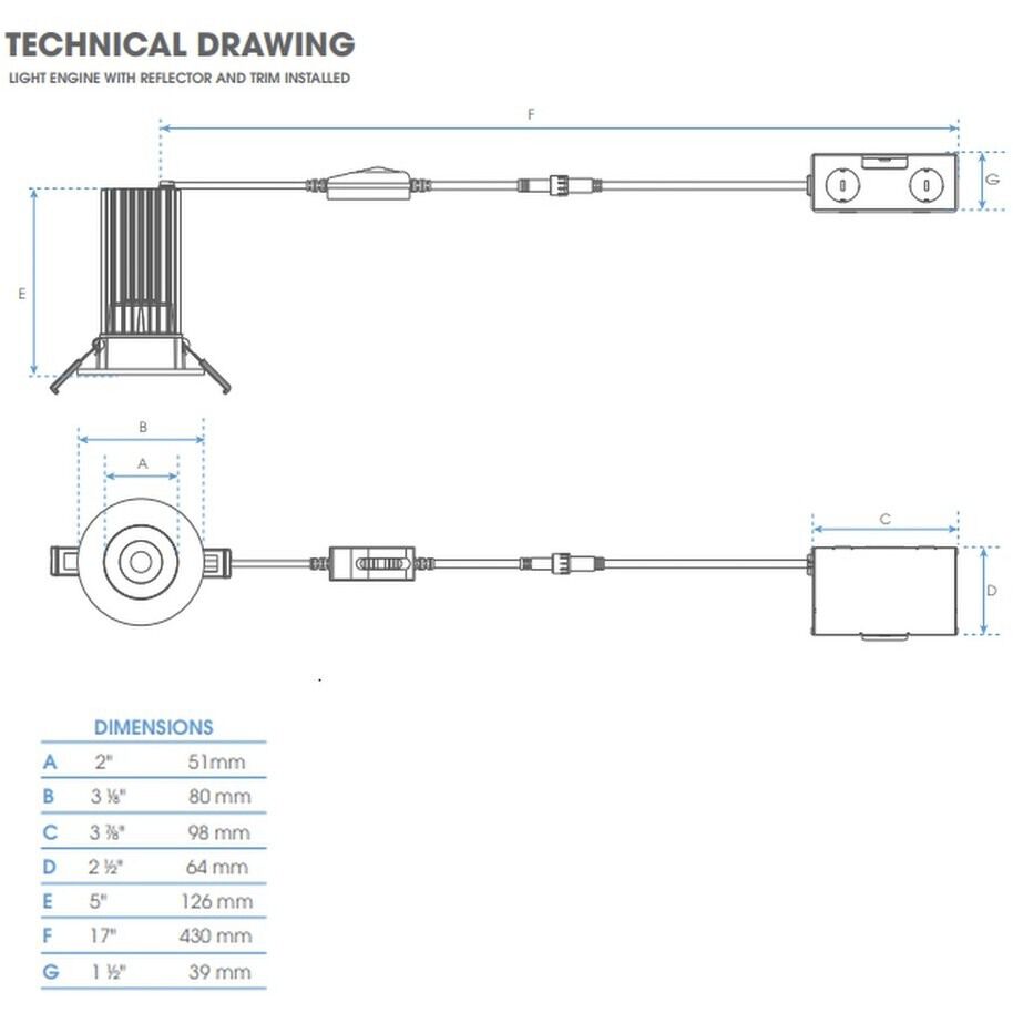 RLF White Canless Recessed Light