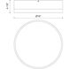 Alora Mood Brisbane 3 Light 16 inch Aged Gold and Matte Black Flush Mount Ceiling Light