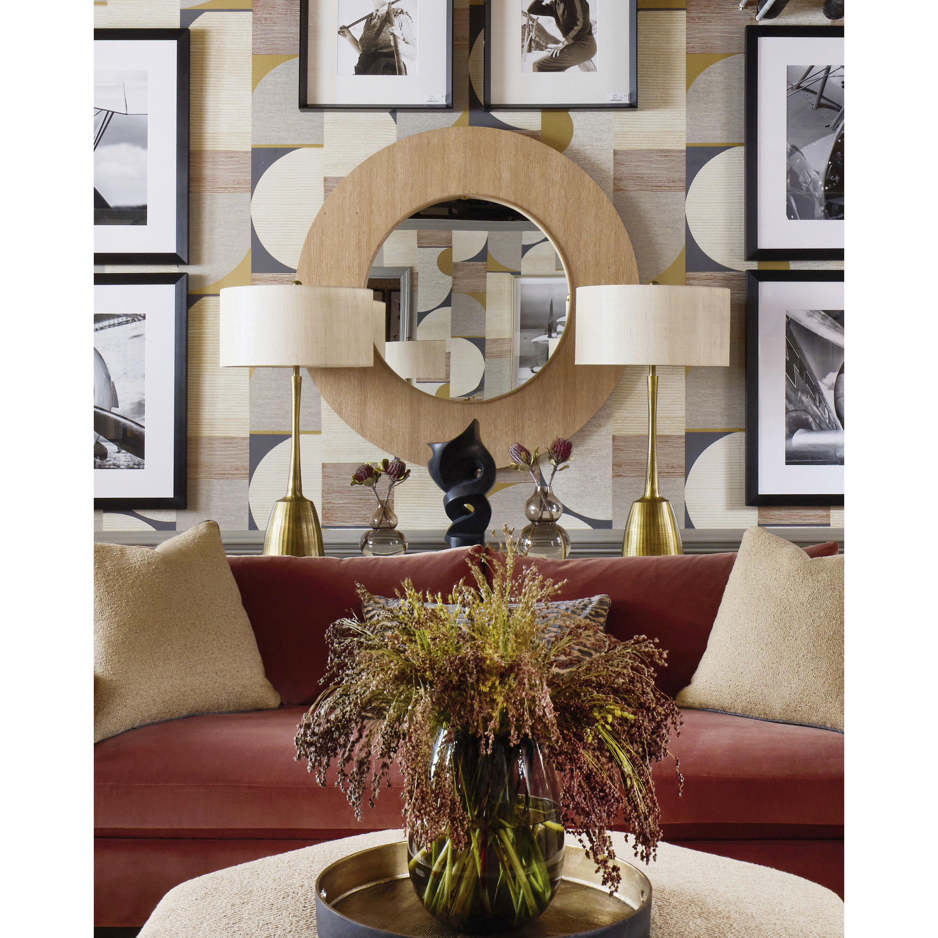 Cheenee 33.25 inch 100 watt Antique Brass Table Lamp Portable Light