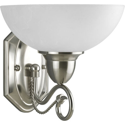 Pavilion 1 Light 9 inch Brushed Nickel Bath Vanity Wall Light