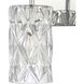 Forma de Crystal 2 Light 14 inch Polished Chrome Vanity Light Wall Light