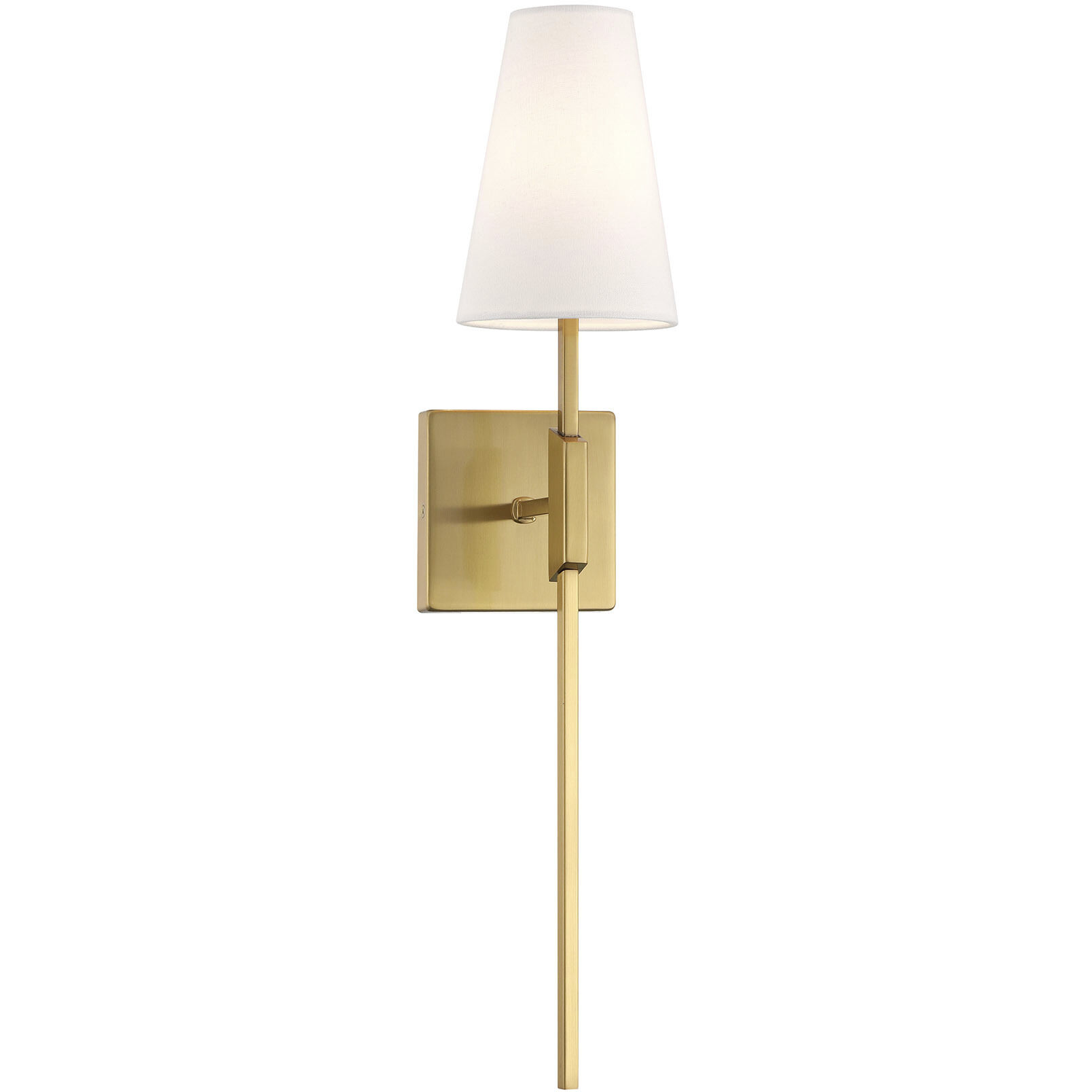 Transitional 1 Light 5 inch Natural Brass Wall Sconce Wall Light