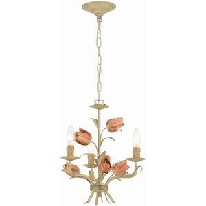 Southport 3 Light 14 inch Sage Rose Mini Chandelier Ceiling Light