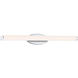 Mini Loft LED 24 inch Chrome Bath Vanity & Wall Light in 24in.