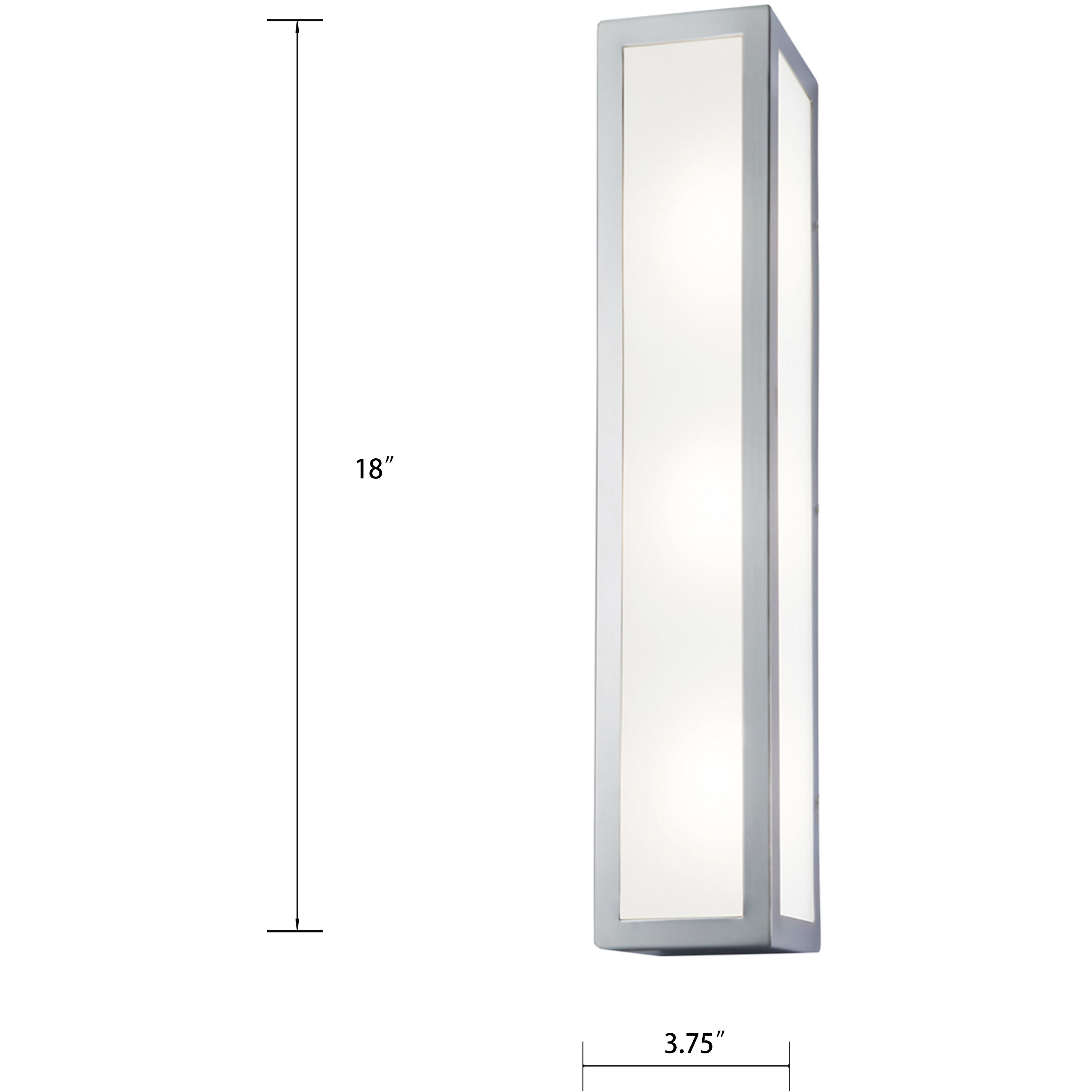 Kaset Sconce Wall Light in Brushed Nickel