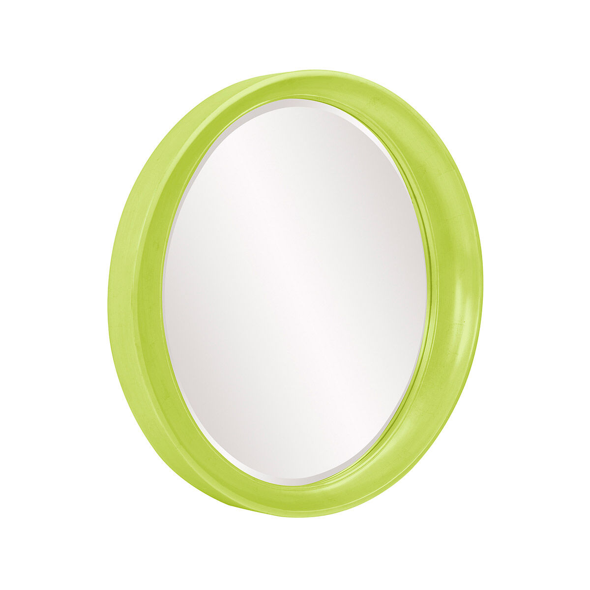 Ellipse 39 X 35 inch Glossy Green Wall Mirror