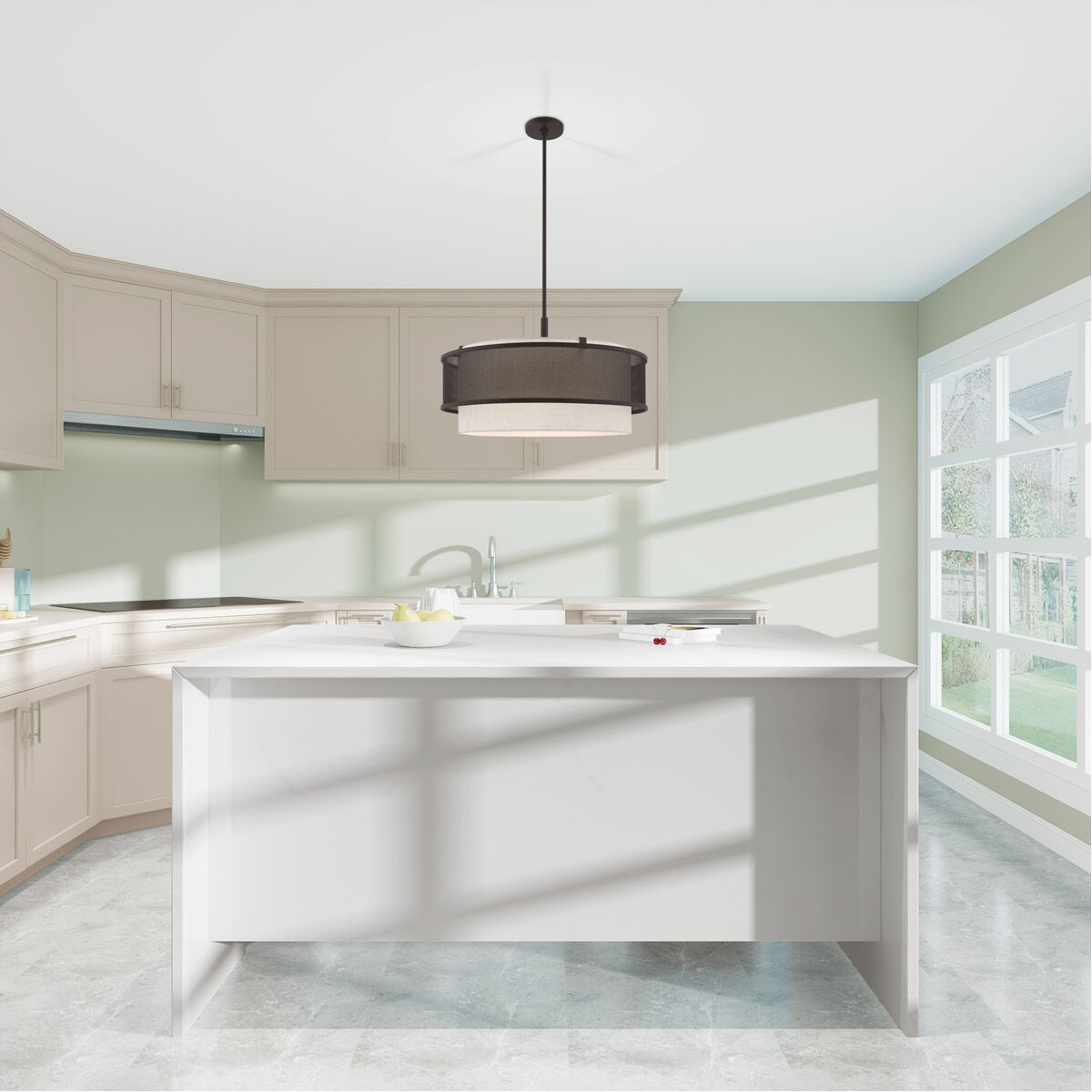 Braddock 5 Light 24 inch Bronze Pendant Chandelier Ceiling Light