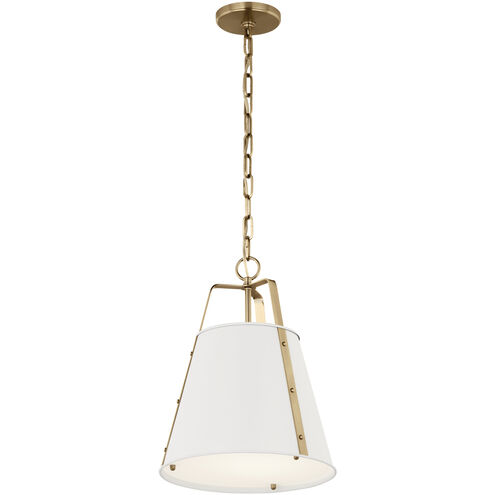 Etcher 1 Light White Pendant Ceiling Light