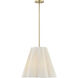 Rosa 4 Light 18.5 inch Noble Brass Pendant Ceiling Light
