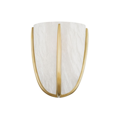 Wheatley 1 Light 7 inch Aged Brass ADA Wall Sconce Wall Light