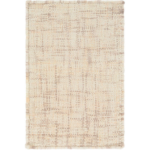 Plymouth 36 X 24 inch Neutral and Neutral Area Rug, Wool