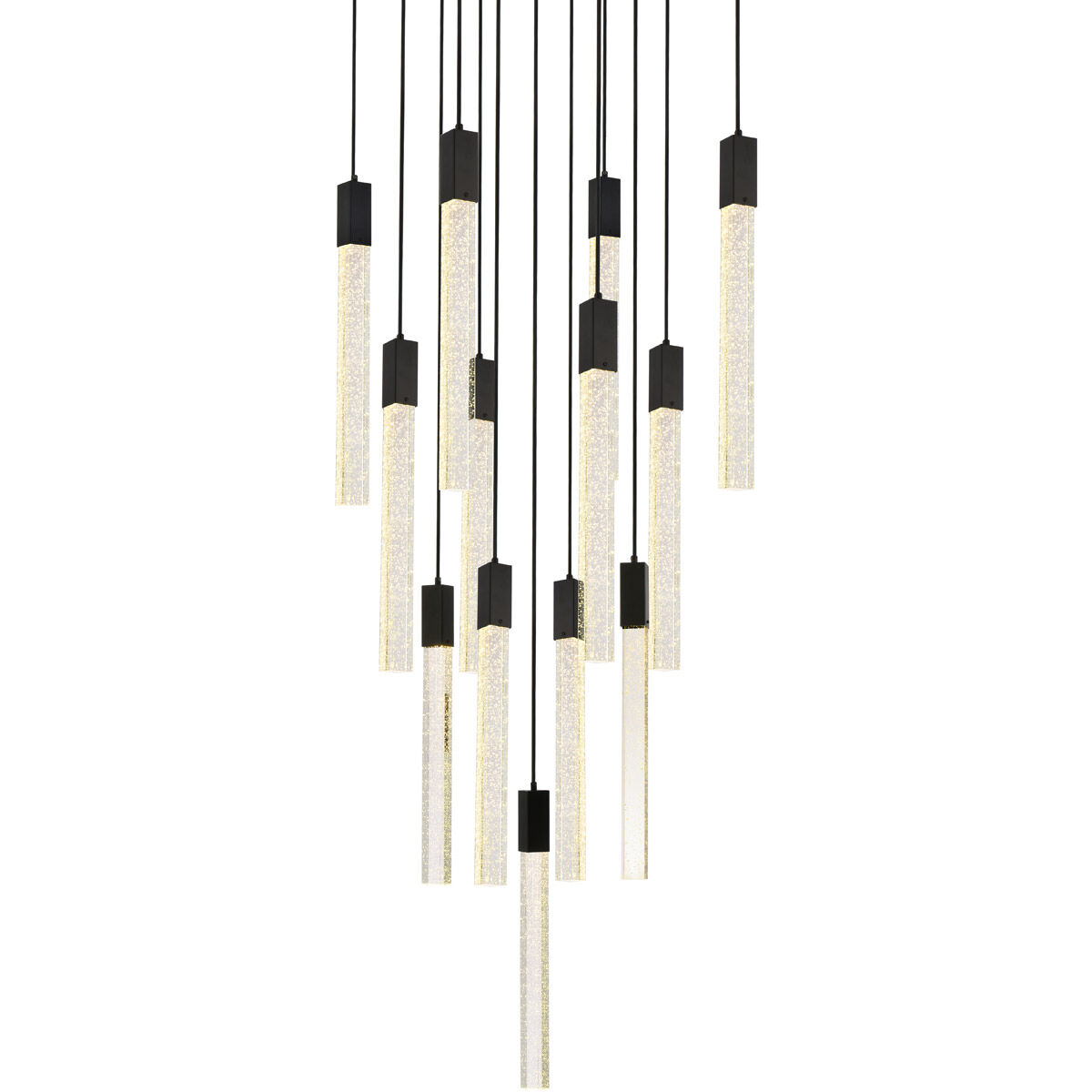 Weston 13 Light 26 inch Black Pendant Ceiling Light