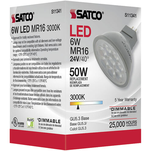 Lumos LED MR16 6.00 watt 3000K Light Bulb