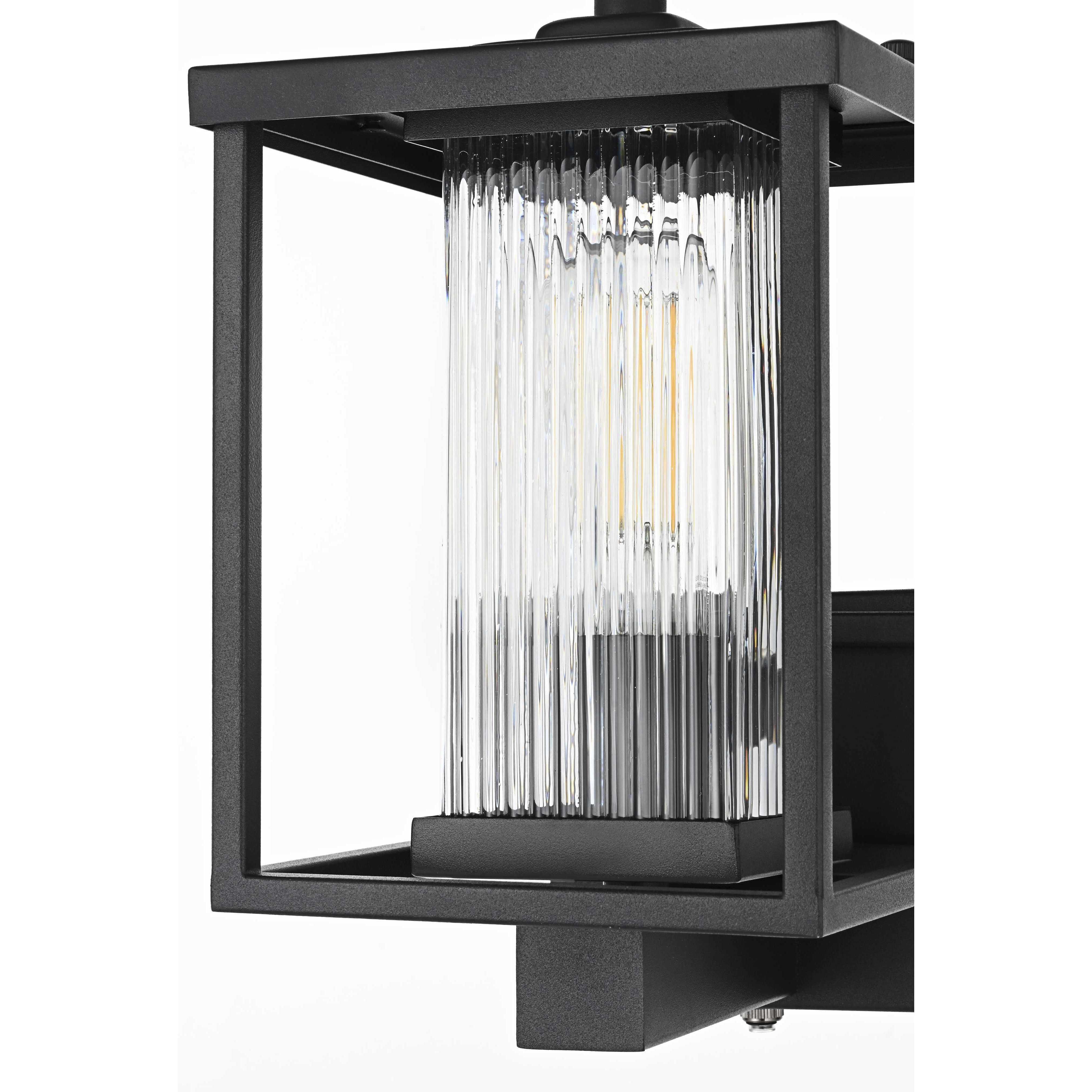 Dover 1 Light 11.5 inch Black Outdoor Wall Sconce