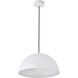 Forte 1 Light 16 inch White Pendant Ceiling Light