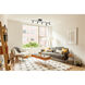 Viper 5 Light 120 Black Track Ceiling Light