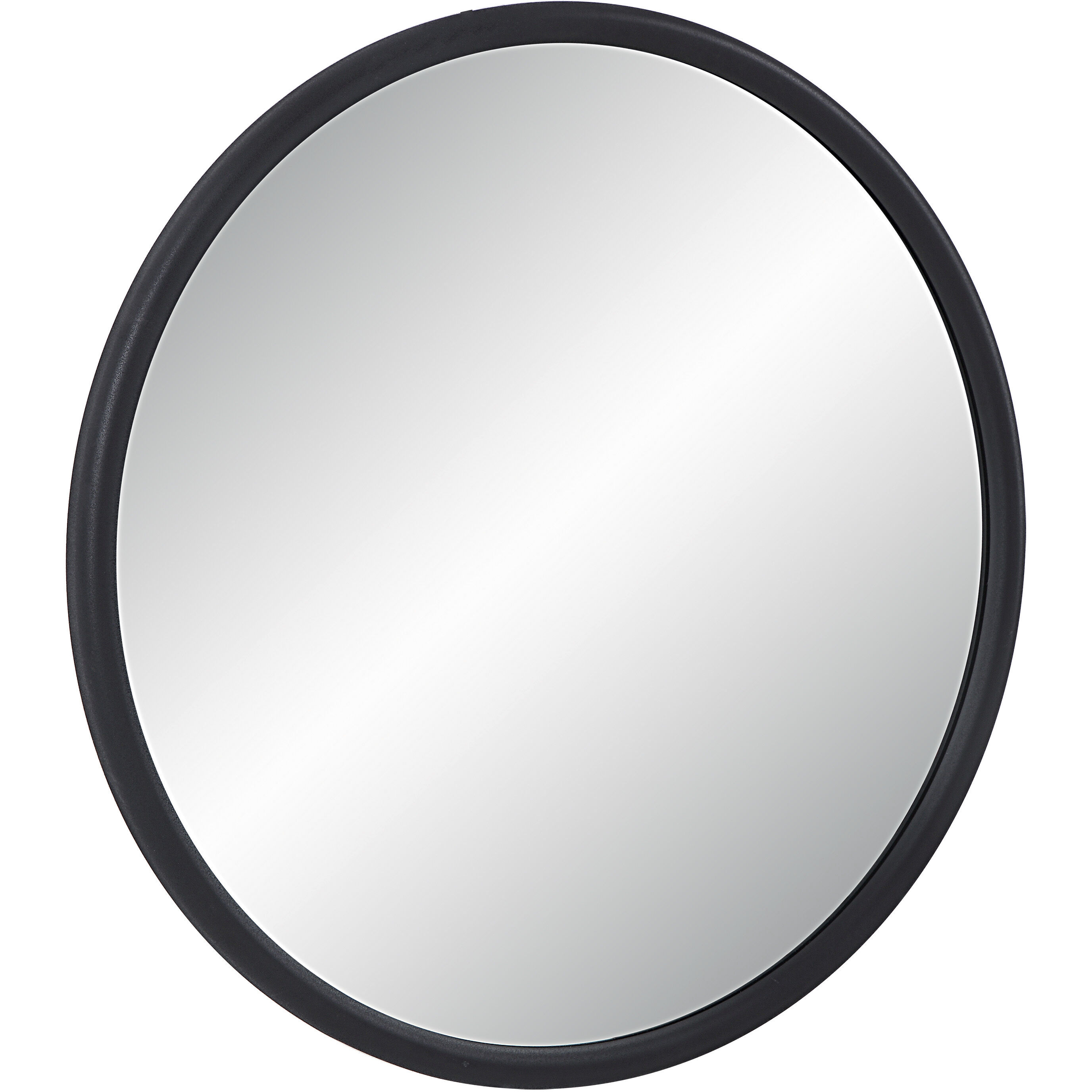 Namur 36 X 36 inch Matte Black Wall Mirror