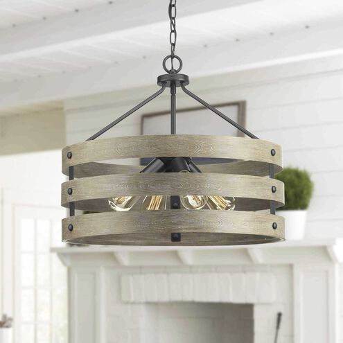 Gulliver 4 Light Graphite Pendant Ceiling Light