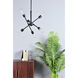 Axel 6 Light 17 inch Black Pendant Ceiling Light