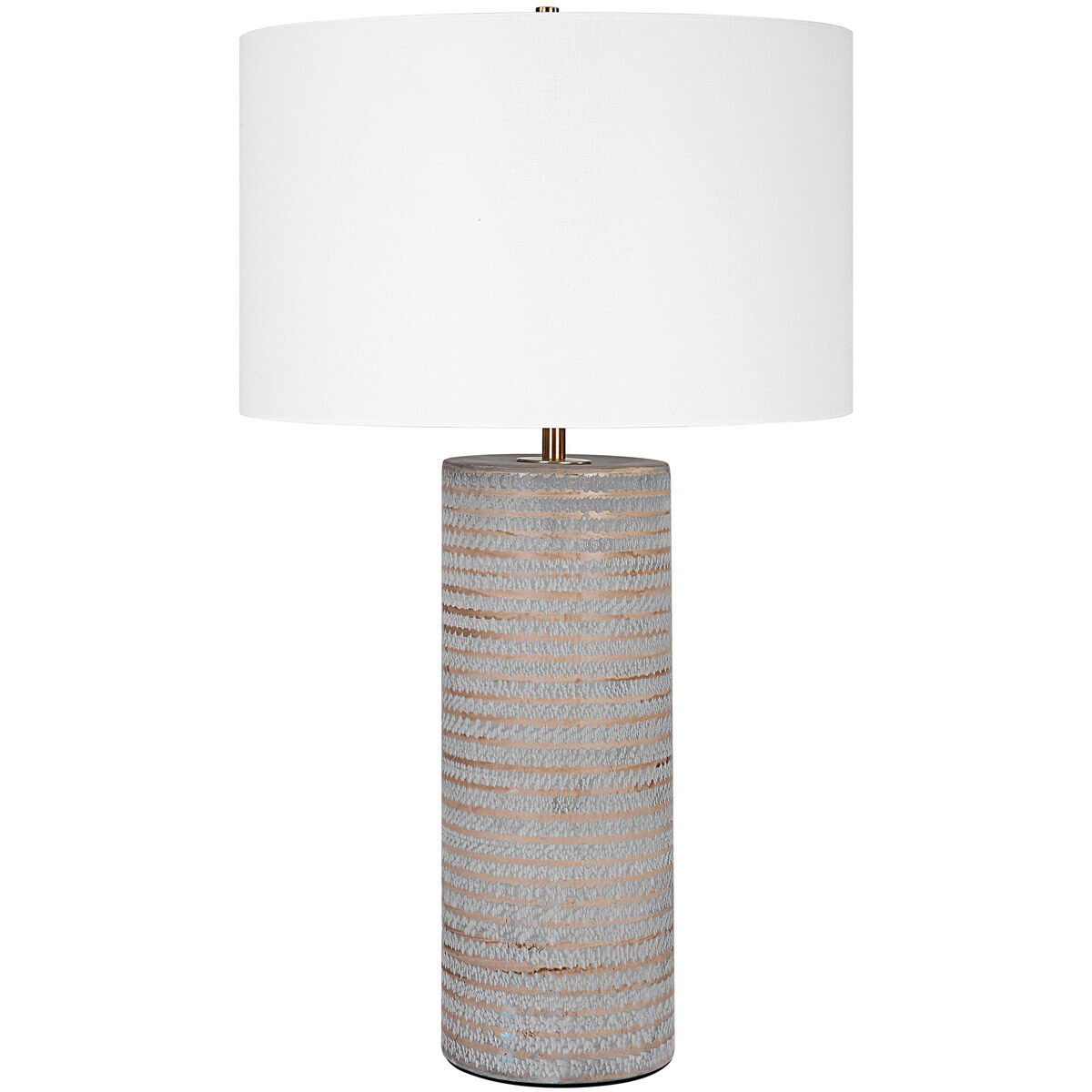 Uttermost 29994 Monolith 29 inch 150.00 watt Frosted Pewter
