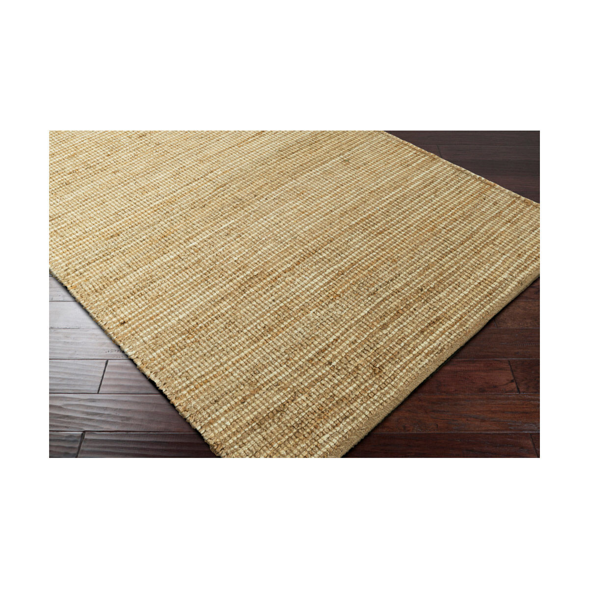 Maren 90 X 60 inch Green and Neutral Area Rug, Jute
