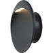 Sol LED Matte Black Outdoor Wall Light