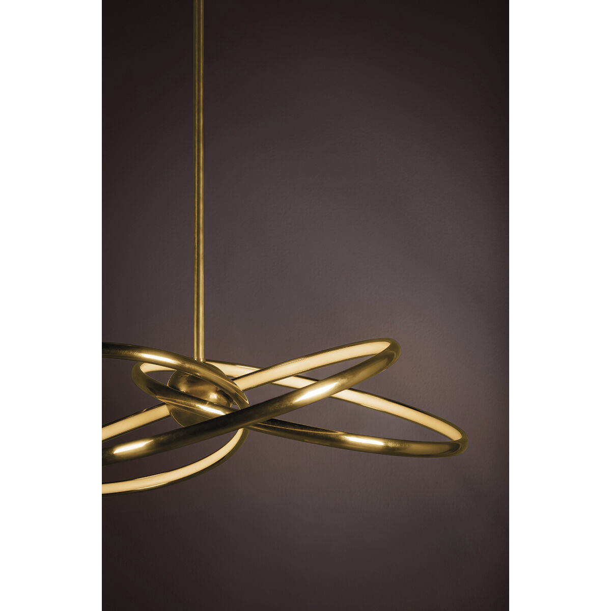 Alula LED 42 inch Vintage Brass Chandelier Ceiling Light