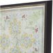Geometrics Collection Blue Framed Art
