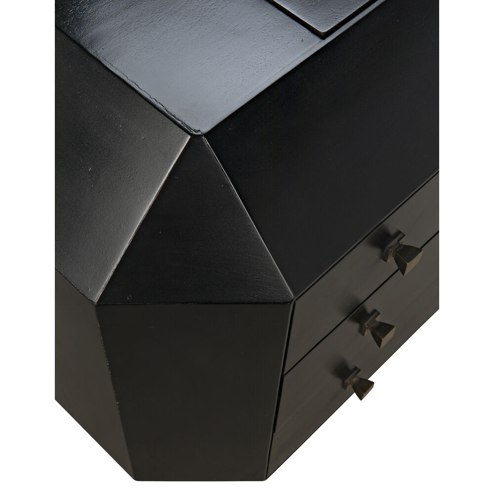 Rhiana Hand Rubbed Black Dresser