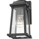 Millworks Outdoor Wall Light in Black
