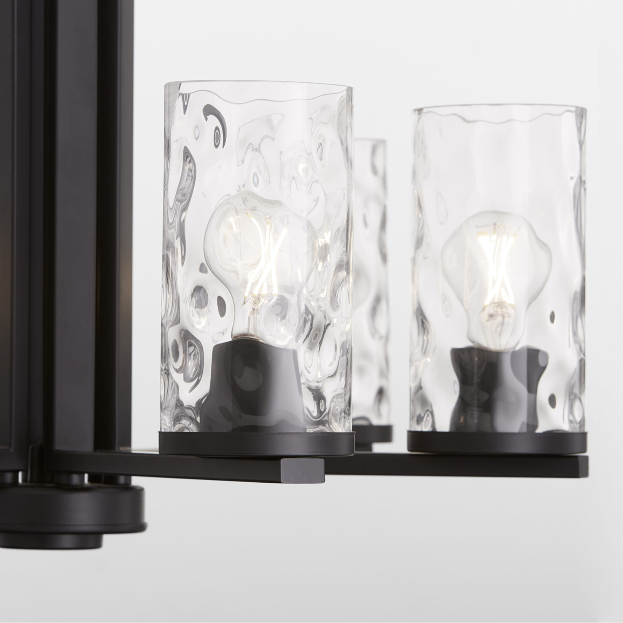 Steinway 6 Light 25 inch Matte Black Chandelier Ceiling Light