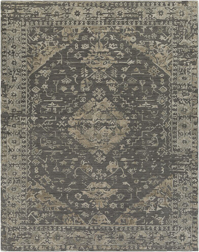 Makalu 108 X 72 inch Charcoal Rug in 6 X 9, Rectangle