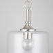 Carter 1 Light 10 inch Brushed Nickel Pendant Ceiling Light