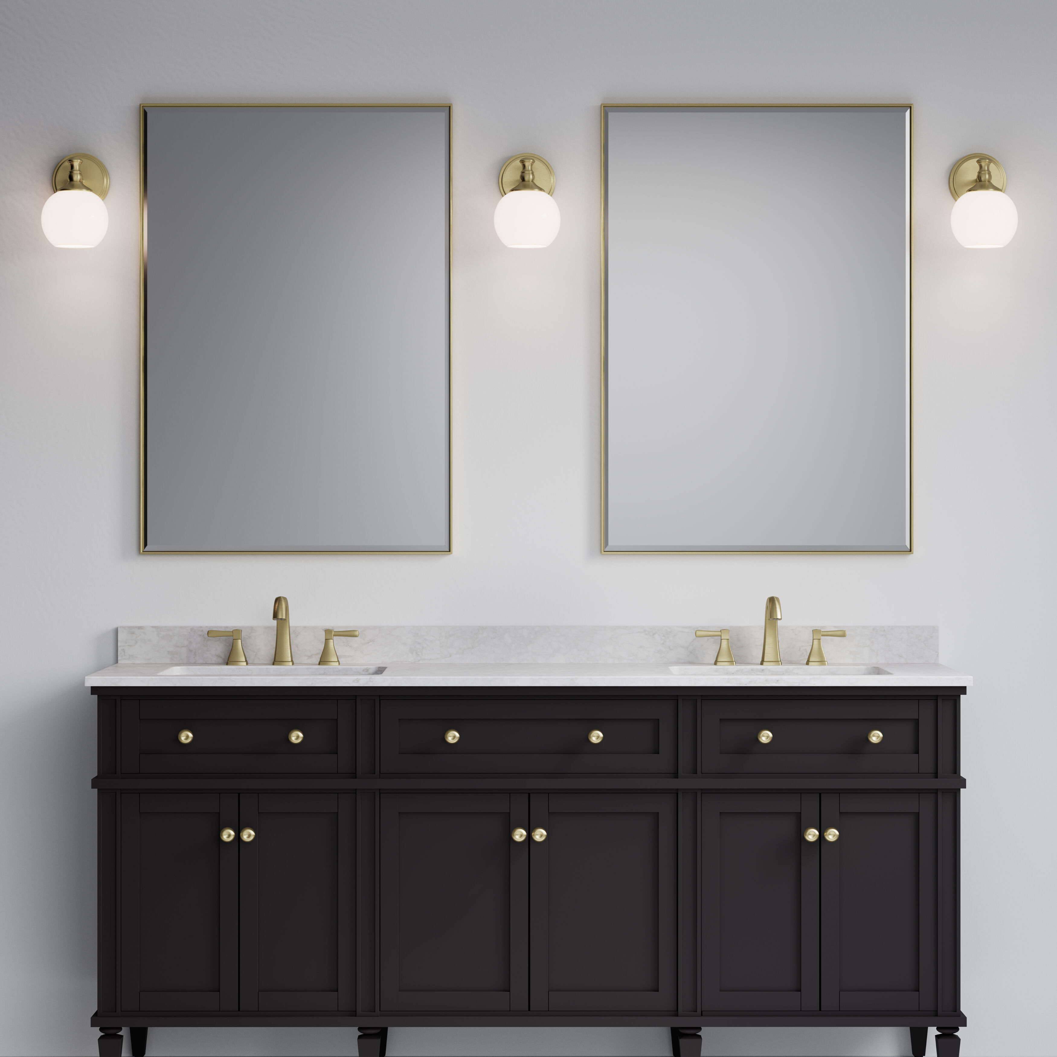 Orlisse 1 Light 6 inch Vintage Brass Wall Sconce Wall Light