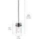 Brinley 1 Light 4.75 inch Olde Bronze Mini Pendant Ceiling Light