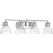 ML 4 Light 32 inch Chrome Bath Light Wall Light