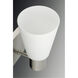 Logic 1 Light 5 inch Brushed Nickel Bath Vanity Wall Light, Design Series